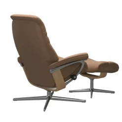 Stressless® Fußhocker »Sunrise« mit Cross Base, Größe S, M & L, Holzakzent Eiche