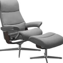 Stressless® Fußhocker »View« mit Cross Base, Größe S, M & L, Holzakzent Wenge