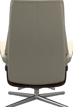 Stressless® Fußhocker »View« mit Cross Base, Größe S, M & L, Holzakzent Braun