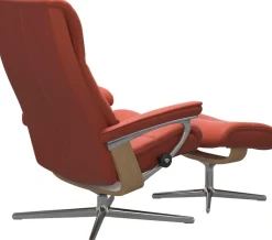 Stressless® Fußhocker »View« mit Cross Base, Größe S, M & L, Holzakzent Eiche