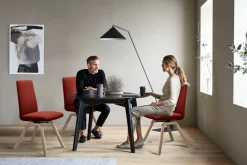 Stressless® Polsterstuhl »Laurel« () Low Back, Größe L, mit schräggestellten Beinen in Eiche gekalkt