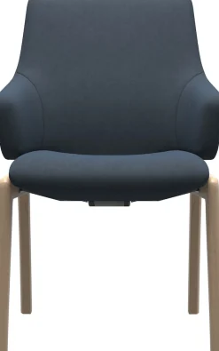 Stressless® Polsterstuhl »Laurel« () Low Back mit Armlehne, Größe L, mit abgerundeten Beinen in Schwarz