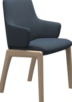 Stressless® Polsterstuhl »Laurel« () Low Back mit Armlehne, Größe L, mit abgerundeten Beinen in Eiche natur