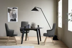 Stressless® Polsterstuhl »Laurel« () High Back mit Armlehne, Größe L, schräggestellte Beine in Walnuss