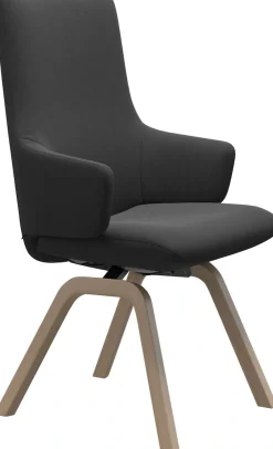 Stressless® Polsterstuhl »Laurel« () High Back mit Armlehne, Größe L, schräggestellte Beine in Walnuss