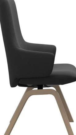 Stressless® Polsterstuhl »Laurel« () High Back mit Armlehne, Größe L, schräggestellte Beine in Walnuss