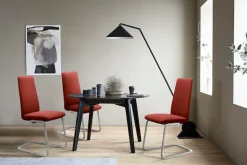Stressless® Polsterstuhl »Laurel« () High Back, Größe L, mit Beinen aus Stahl in Schwarz matt
