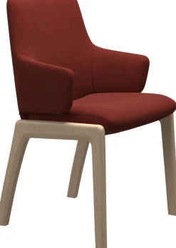 Stressless® Polsterstuhl »Laurel« () Low Back mit Armlehne, Größe L, mit abgerundeten Beinen in Walnuss