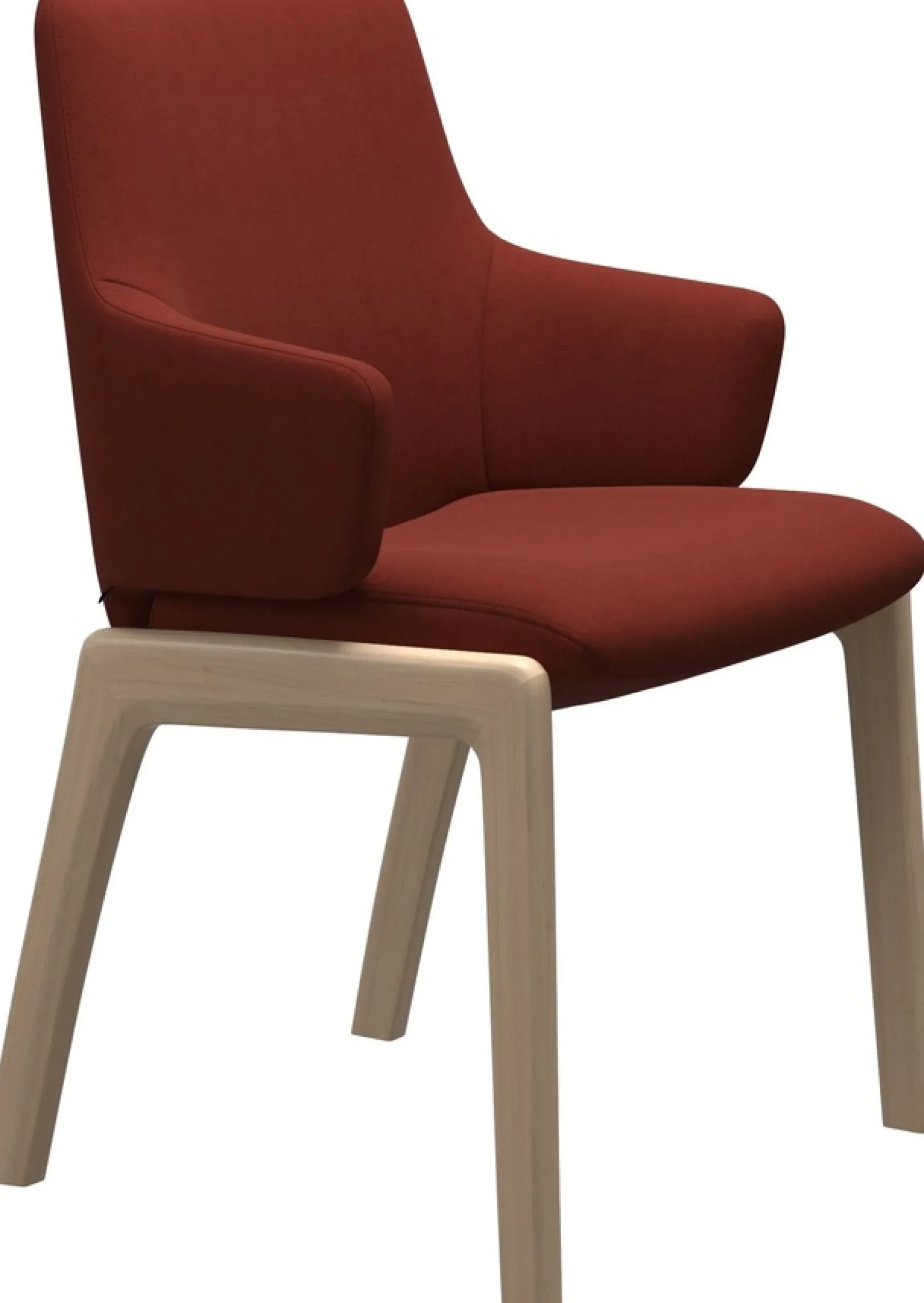 Stressless® Polsterstuhl »Laurel« () Low Back mit Armlehne, Größe L, mit abgerundeten Beinen in Walnuss
