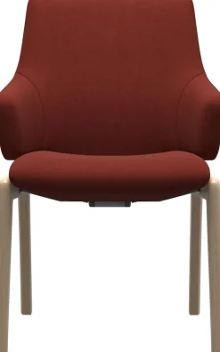 Stressless® Polsterstuhl »Laurel« () Low Back mit Armlehne, Größe L, mit abgerundeten Beinen in Walnuss