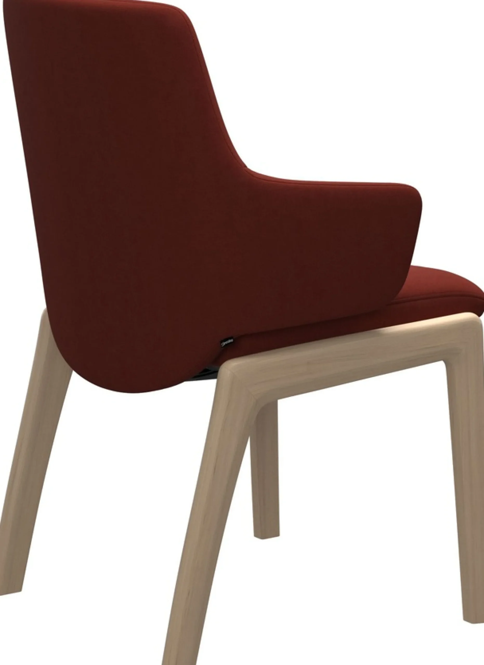 Stressless® Polsterstuhl »Laurel« () Low Back mit Armlehne, Größe L, mit abgerundeten Beinen in Walnuss