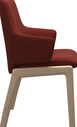 Stressless® Polsterstuhl »Laurel« () Low Back mit Armlehne, Größe L, mit abgerundeten Beinen in Walnuss