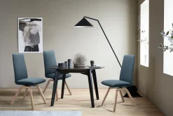 Stressless® Polsterstuhl »Laurel« () High Back, Größe M, mit schräggestellten Beinen in Schwarz