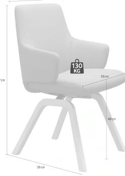 Stressless® Polsterstuhl »Laurel« () Low Back mit Armlehne, Größe L, mit schräggestellten Beinen in Schwarz