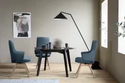 Stressless® Polsterstuhl »Laurel« () High Back mit Armlehne, Größe L, mit schräggestellten Beinen in Eiche