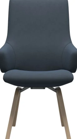 Stressless® Polsterstuhl »Laurel« () High Back mit Armlehne, Größe L, mit schräggestellten Beinen in Eiche