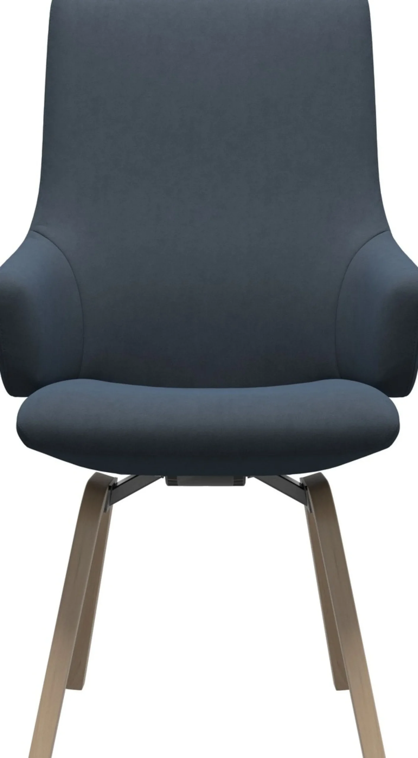 Stressless® Polsterstuhl »Laurel« () High Back mit Armlehne, Größe L, mit schräggestellten Beinen in Eiche