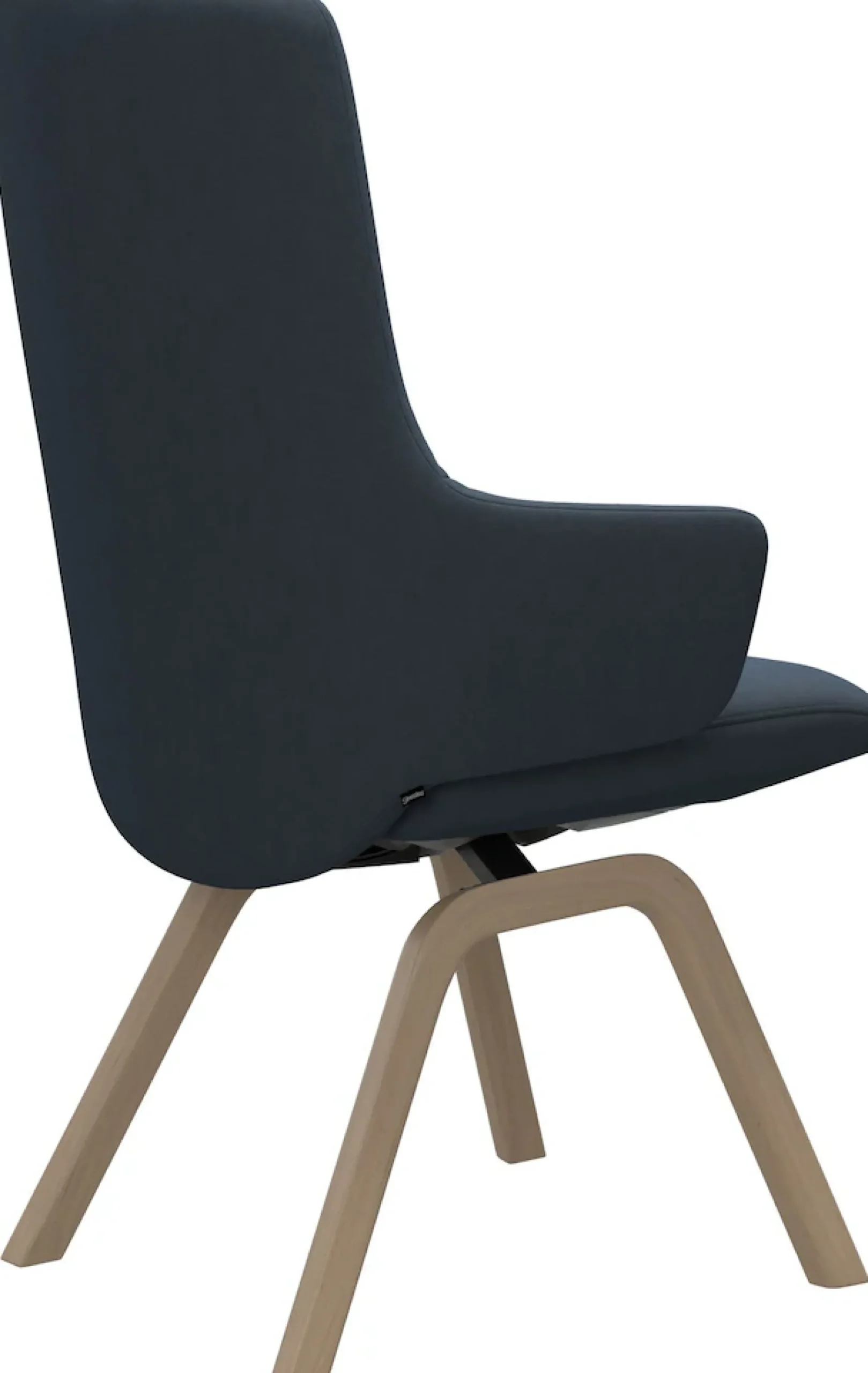 Stressless® Polsterstuhl »Laurel« () High Back mit Armlehne, Größe L, mit schräggestellten Beinen in Eiche