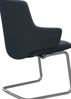 Stressless® Polsterstuhl »Laurel« () Low Back mit Armlehne, Größe L, mit Beinen aus Stahl in Schwarz matt