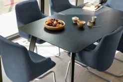 Stressless® Polsterstuhl »Laurel« () Low Back mit Armlehne, Größe L, mit Beinen aus Stahl in Schwarz matt