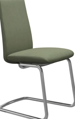Stressless® Polsterstuhl »Laurel« () Low Back, Größe M, mit Beinen aus Stahl in Chrom glänzend