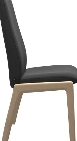 Stressless® Polsterstuhl »Laurel« () High Back, Größe L, mit abgerundeten Beinen in Schwarz