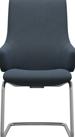 Stressless® Polsterstuhl »Laurel« () High Back mit Armlehne, Größe L, mit Beinen aus Stahl in Schwarz matt