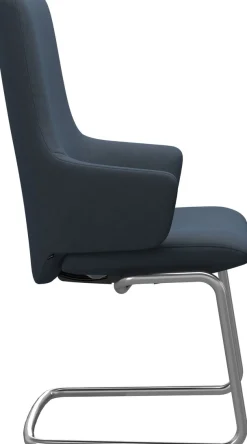Stressless® Polsterstuhl »Laurel« () High Back mit Armlehne, Größe L, mit Beinen aus Stahl in Schwarz matt