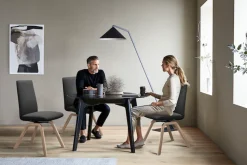 Stressless® Polsterstuhl »Laurel« () Low Back, Größe M, mit schräggestellten Beinen in Eiche natur
