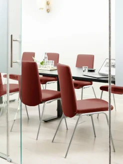 Stressless® Polsterstuhl »Laurel« () Low Back, Größe L, mit Beinen aus Stahl in Schwarz matt