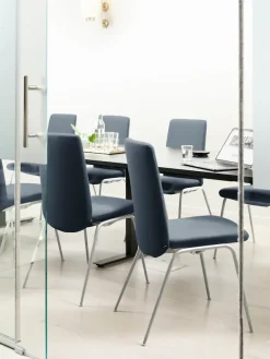 Stressless® Polsterstuhl »Laurel« () Low Back, Größe L, mit Beinen aus Stahl in Chrom matt