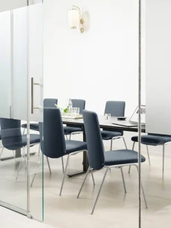 Stressless® Polsterstuhl »Laurel« () Low Back, Größe L, mit Beinen aus Stahl in Chrom matt
