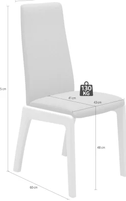 Stressless® Polsterstuhl »Laurel« () High Back, Größe M, mit abgerundeten Beinen in Walnuss