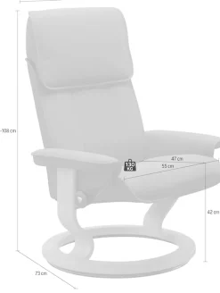 Stressless® Relaxsessel »Admiral« mit Classic Base, Größe M & L, Gestell Schwarz