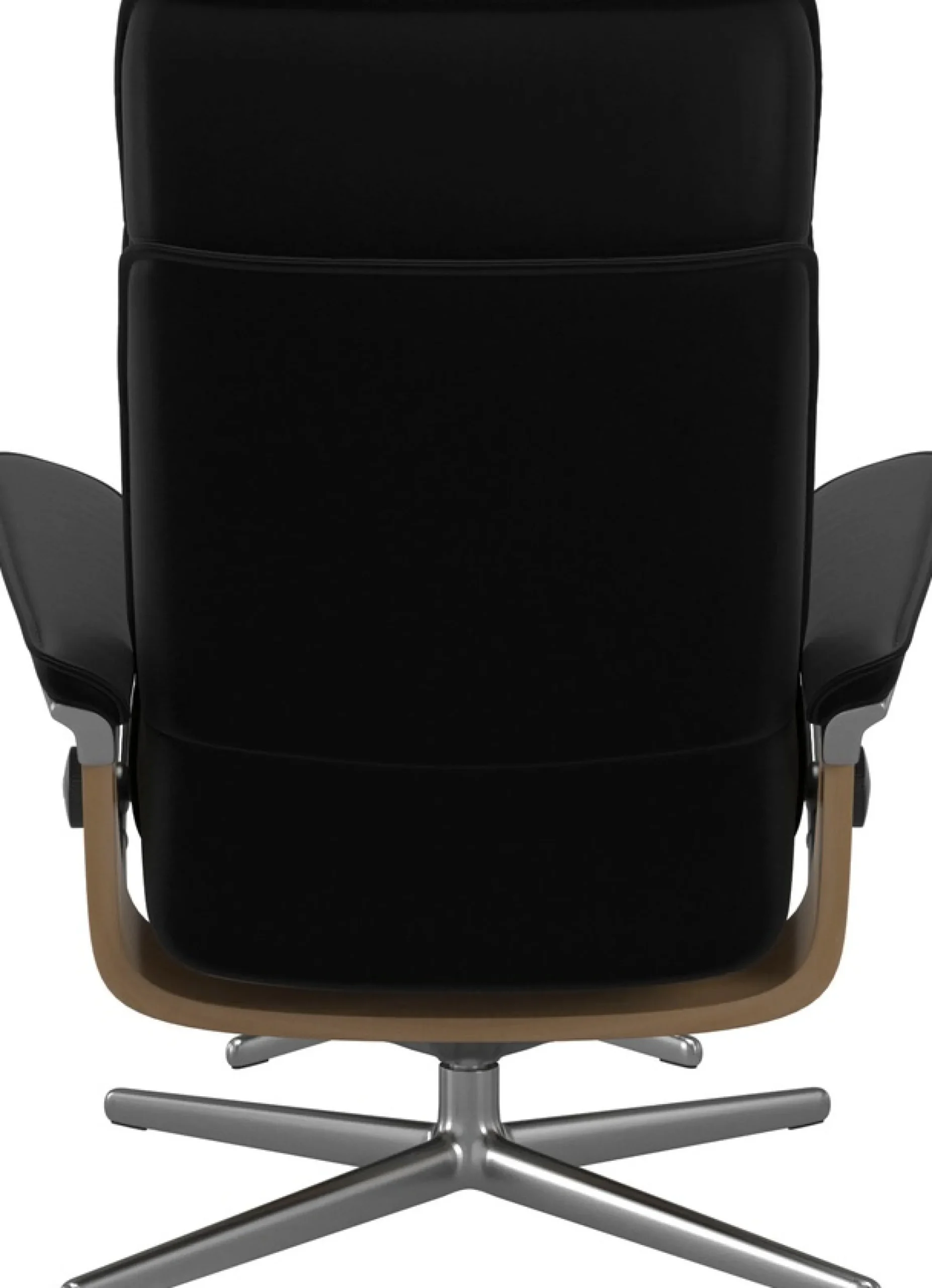 Stressless® Relaxsessel »Admiral« Set, Relaxsessel inkl. Hocker,mit Cross Base, Größe M & L, Holzakzent Eiche