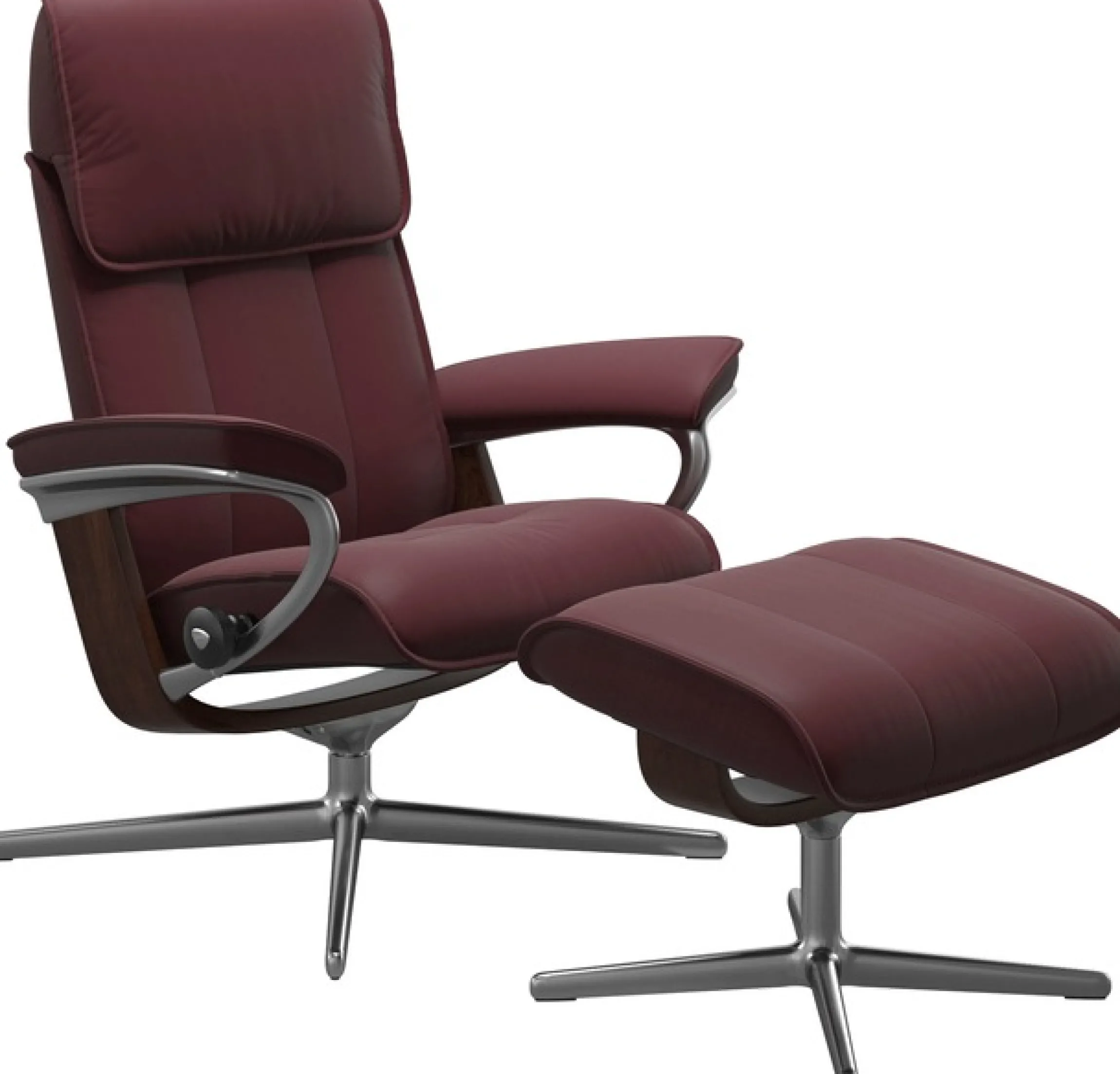 Stressless® Relaxsessel »Admiral« mit Cross Base, Größe M & L, Holzakzent Braun
