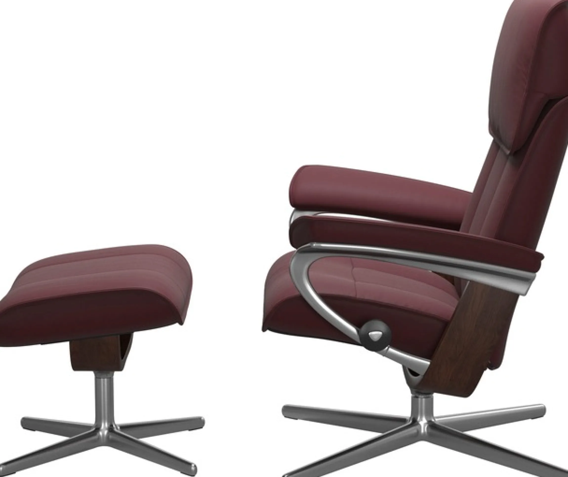 Stressless® Relaxsessel »Admiral« mit Cross Base, Größe M & L, Holzakzent Braun