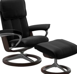 Stressless® Relaxsessel »Admiral« Set, Relaxsessel inkl. Hocker,mit Signature Base, Größe M & L, Gestell Wenge