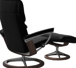 Stressless® Relaxsessel »Admiral« Set, Relaxsessel inkl. Hocker,mit Signature Base, Größe M & L, Gestell Wenge