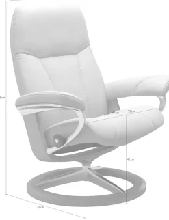 Stressless® Relaxsessel »Consul« mit Signature Base, Größe M, Gestell Braun