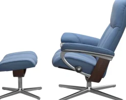Stressless® Relaxsessel »Consul« mit Cross Base, Größe S, M & L, Holzakzent Braun