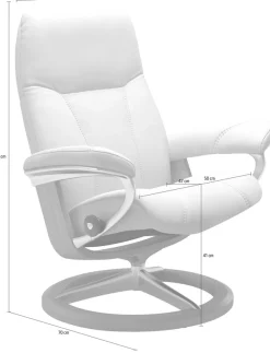 Stressless® Relaxsessel »Consul« mit Signature Base, Größe S, Gestell Schwarz