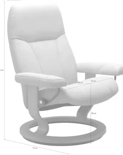 Stressless® Relaxsessel »Consul« mit Classic Base, Größe M, Gestell Braun