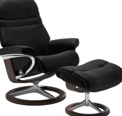Stressless® Relaxsessel »Sunrise« mit Signature Base, Größe S, Gestell Wenge, in 2 Bezugsqualitäten lieferbar