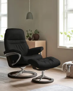 Stressless® Relaxsessel »Sunrise« mit Signature Base, Größe S, Gestell Wenge, in 2 Bezugsqualitäten lieferbar