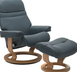 Stressless® Relaxsessel »Sunrise« Relaxsessel mit Hocker,mit Classic Base, Größe L, Gestell Eiche