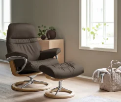 Stressless® Relaxsessel »Sunrise« mit Signature Base, Größe S, Gestell Eiche