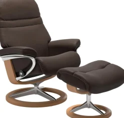 Stressless® Relaxsessel »Sunrise« mit Signature Base, Größe S, Gestell Eiche