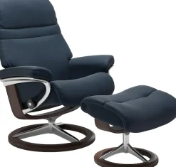 Stressless® Relaxsessel »Sunrise« Relaxsessel mit Hocker,mit Signature Base, Größe M, Gestell Wenge