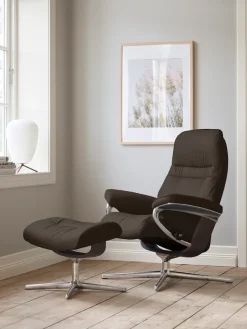 Stressless® Relaxsessel »Sunrise« mit Cross Base, Größe S, M & L, Holzakzent Wenge
